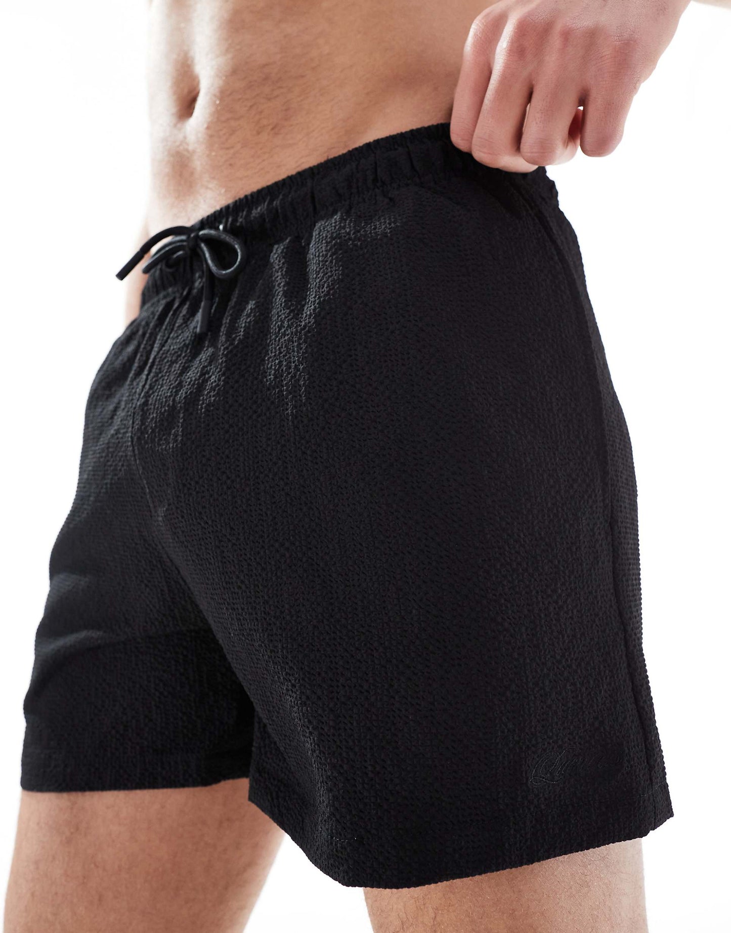 Seersucker Swim Trunks