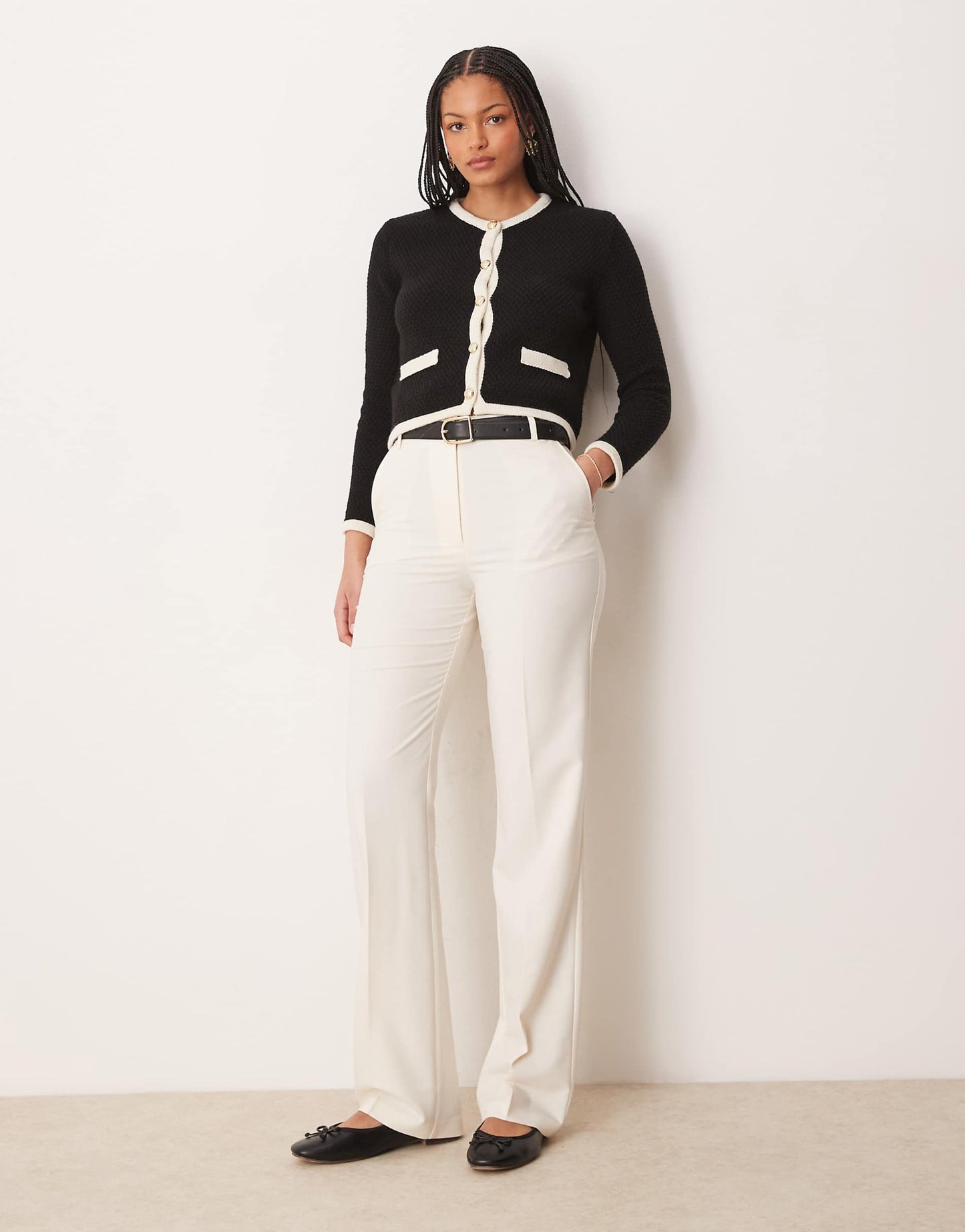 Tall Slim Straight Tailored Trousers