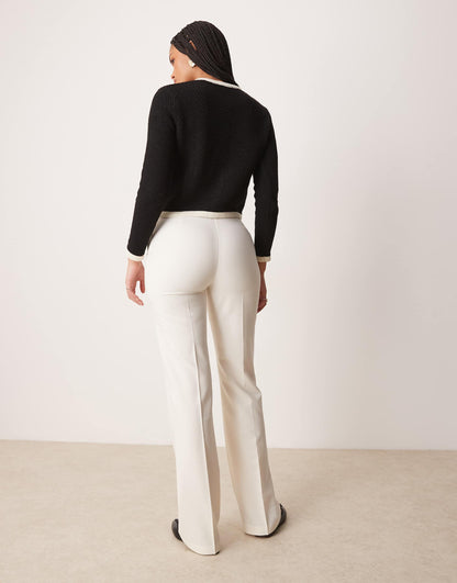 Tall Slim Straight Tailored Trousers