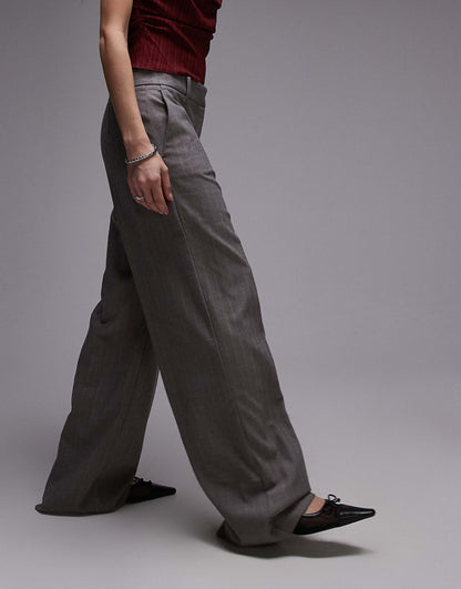 Herringbone Stripe Trouser