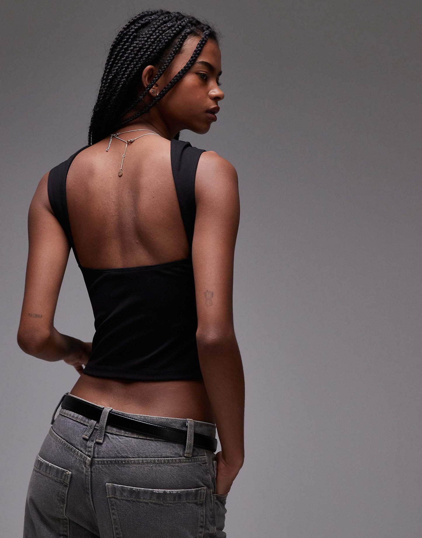 Open Low Back T-Shirt