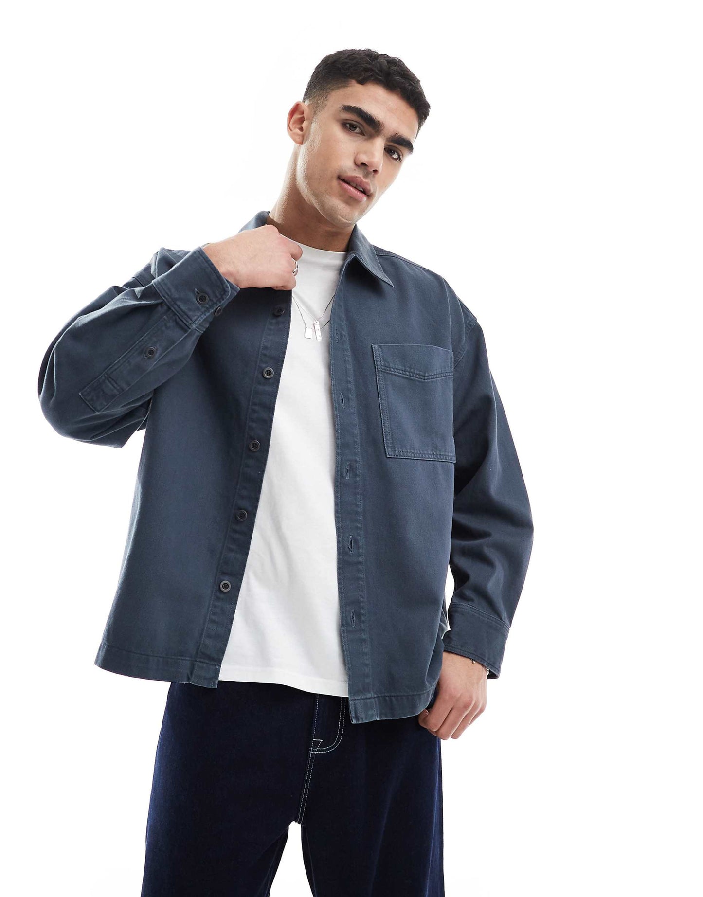 Oversized Denim Overshirt