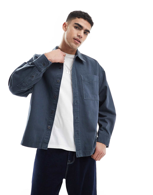 Oversized Denim Overshirt