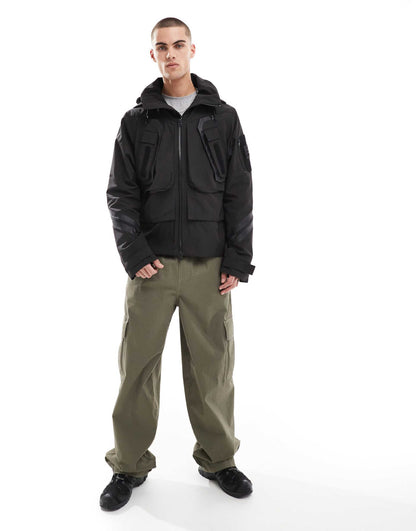 Technical Cargo Parka Jacket