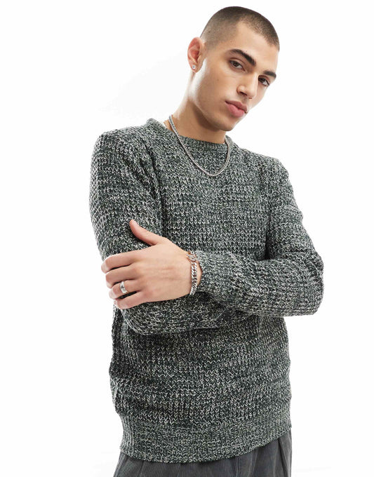 Chunky Knit Crew Neck Jumper