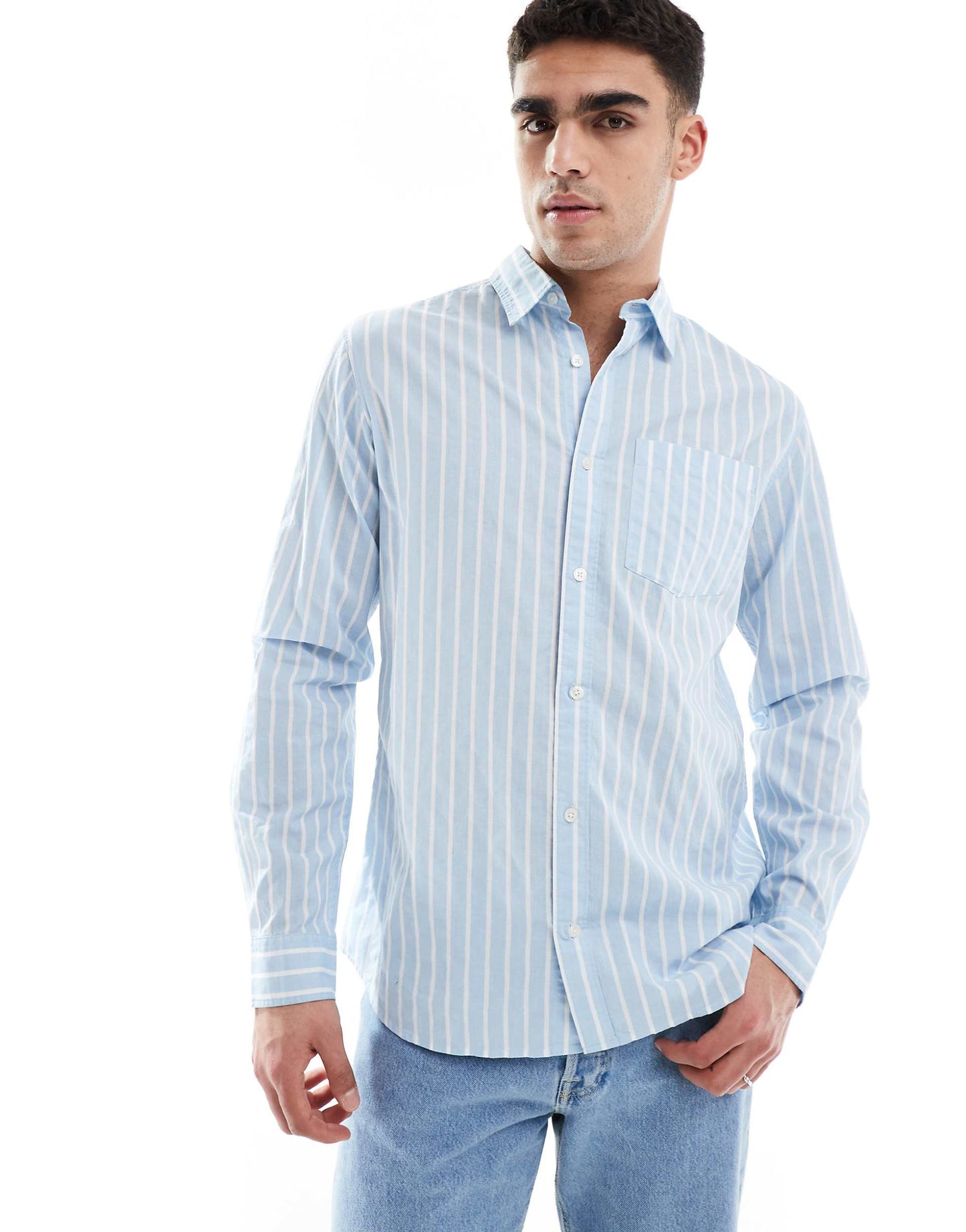 Stripe Poplin Shirt