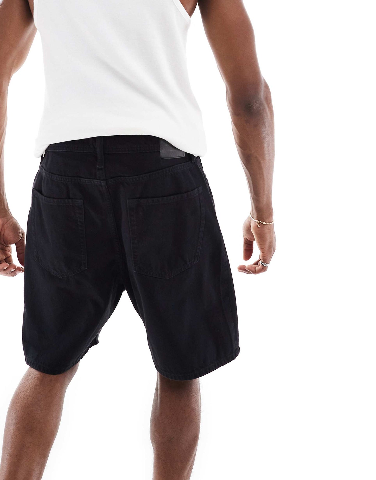 Loose Fit Denim Shorts