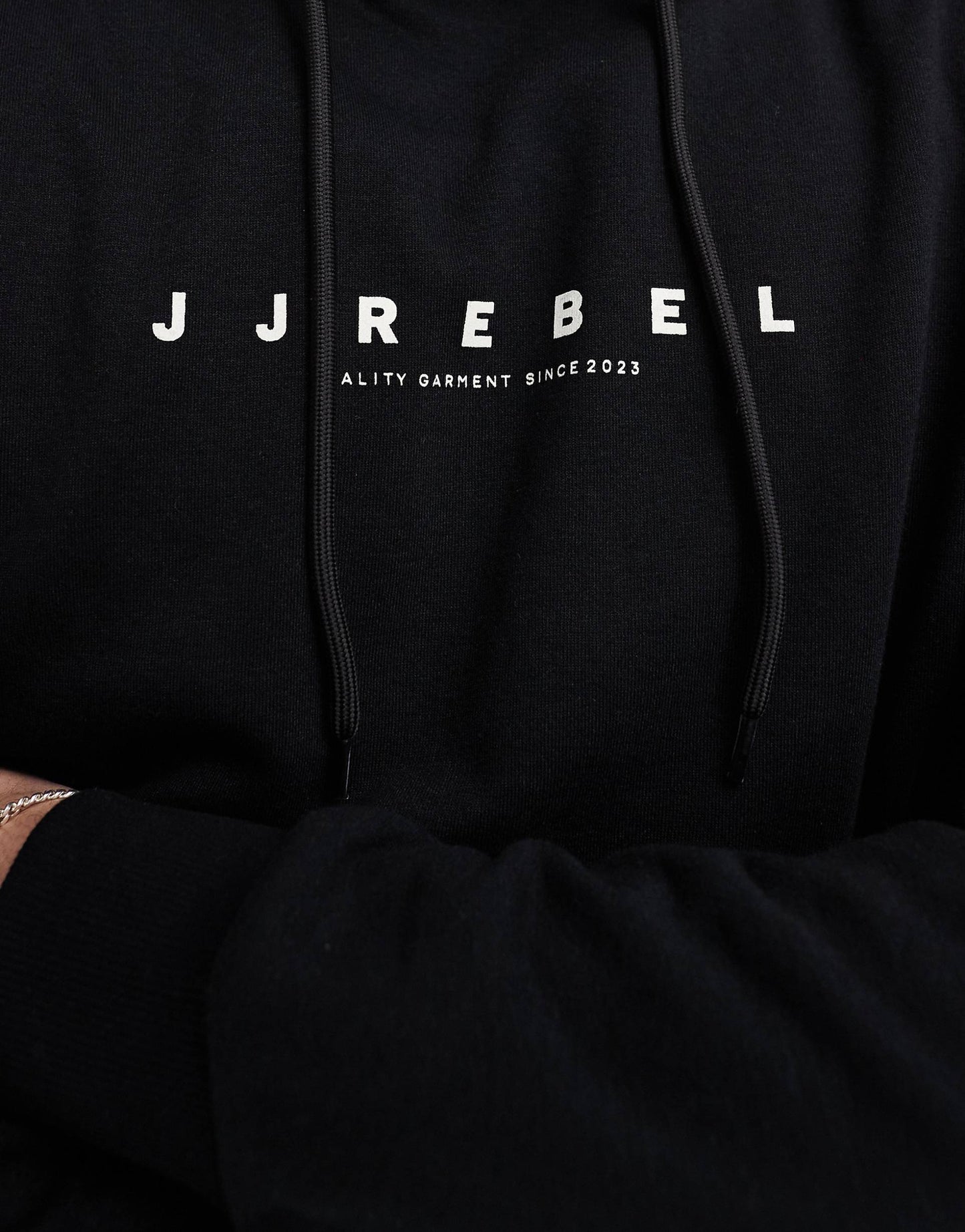 Oversized Hoodie With Chest Logo