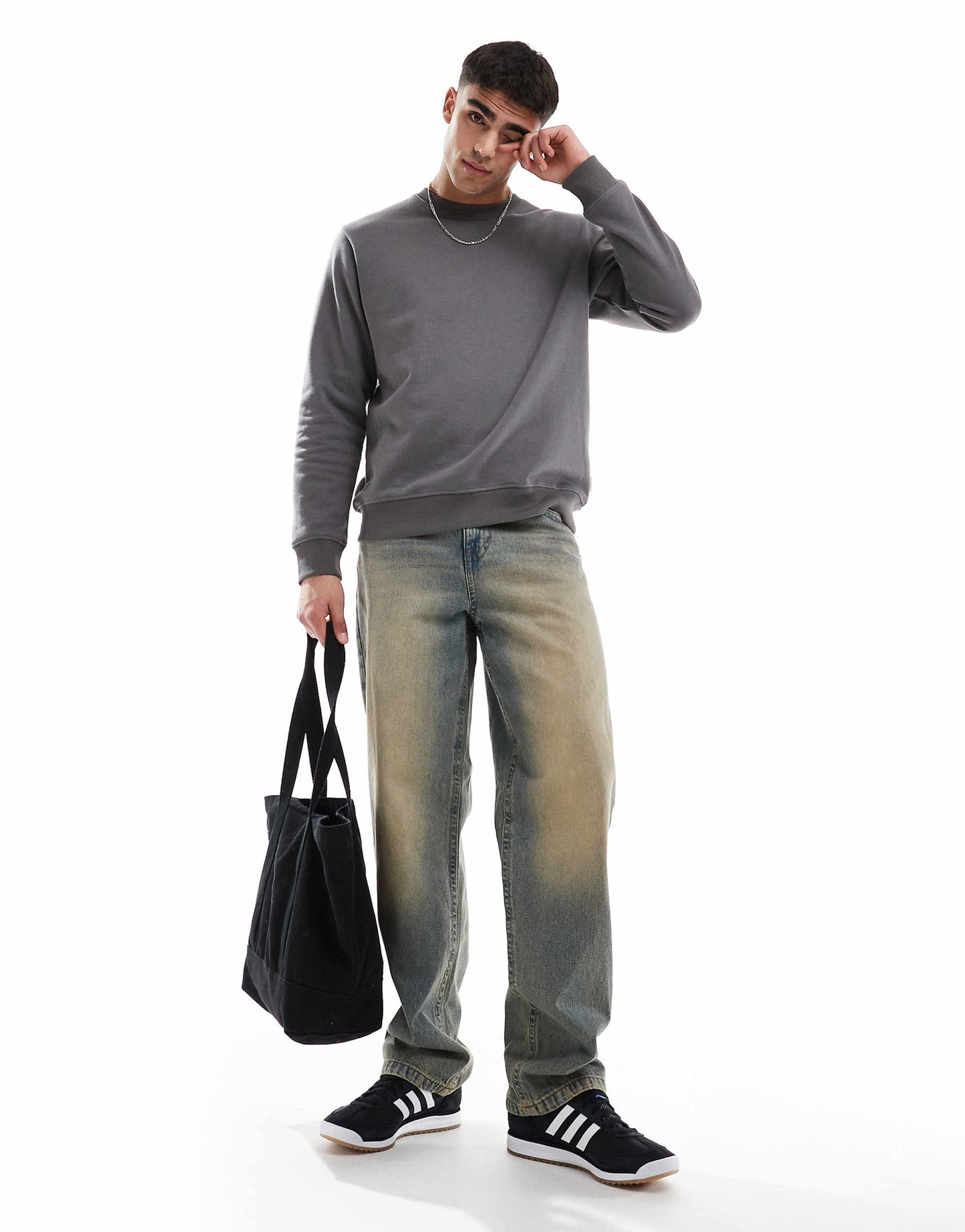 Oversized Crew Neck Sweatshirt