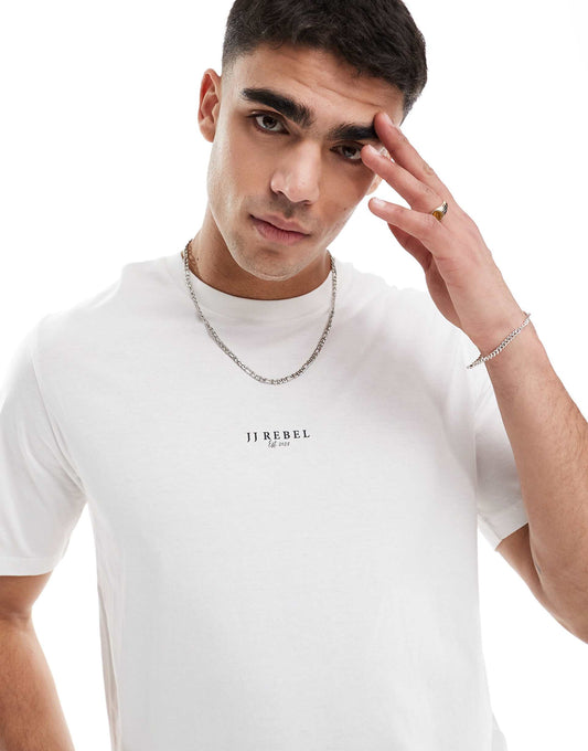 T-Shirt With Chest Logo Print