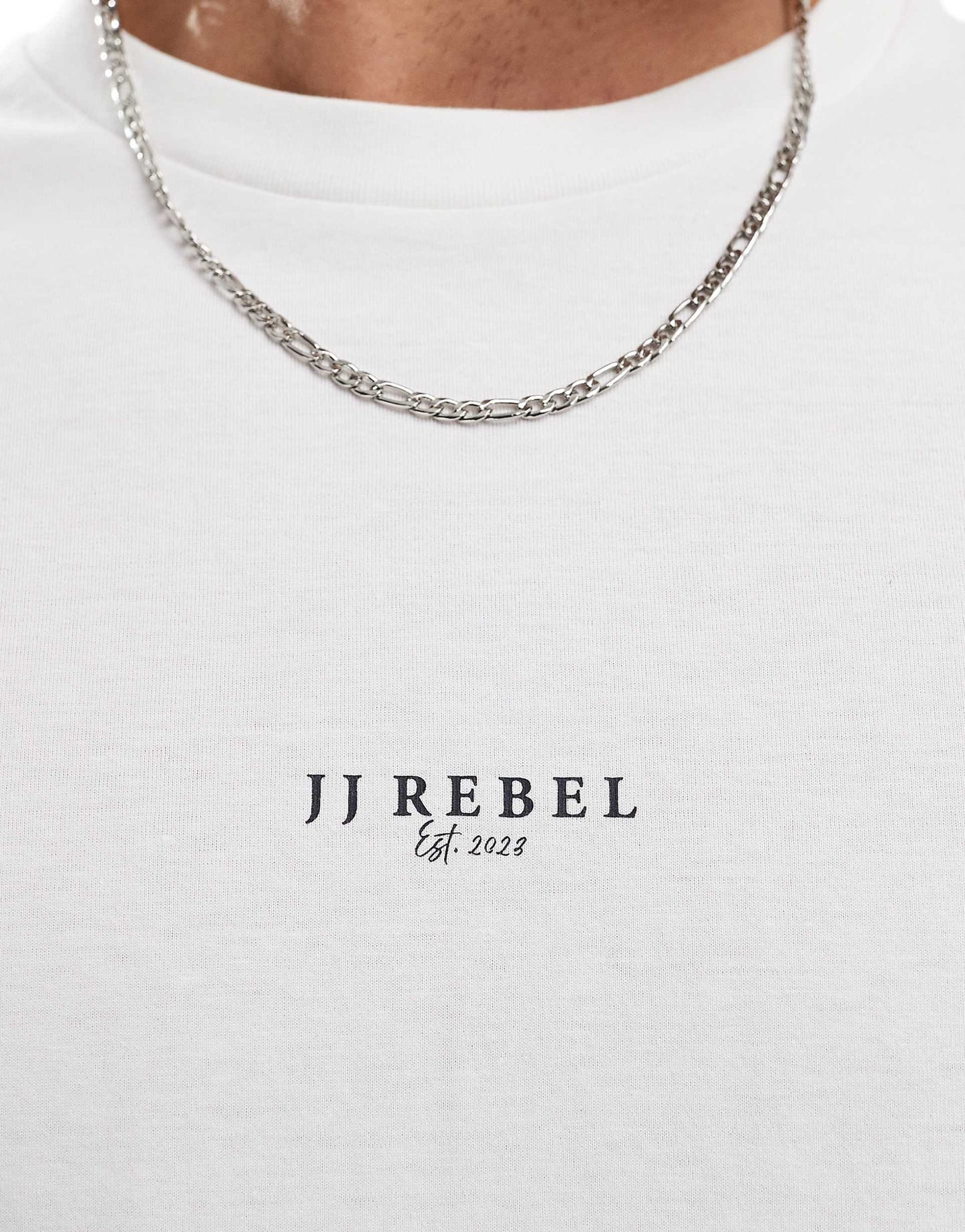 T-Shirt With Chest Logo Print