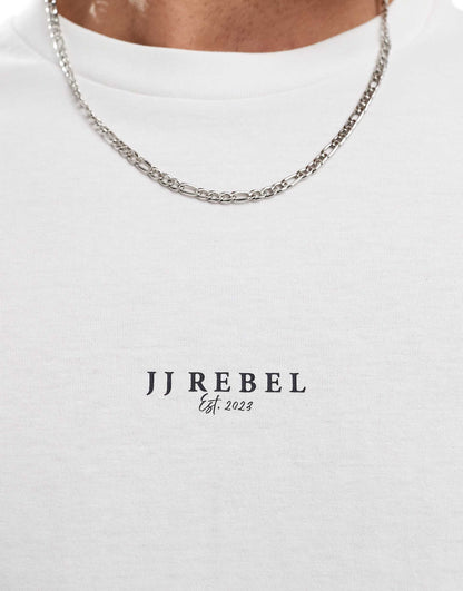T-Shirt With Chest Logo Print