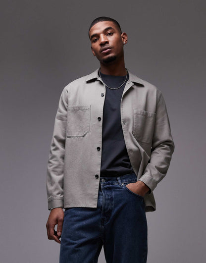 Shirt With Retro Collar