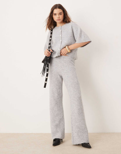 Rib Knit Trouser Co-Ord