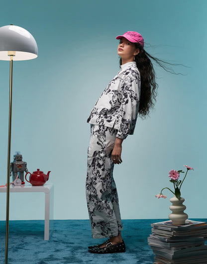 Wide Leg Trousers Co-Ord