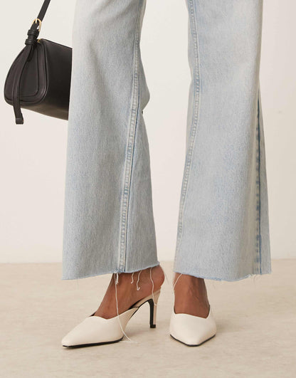 Miko Kitten Heeled Mules