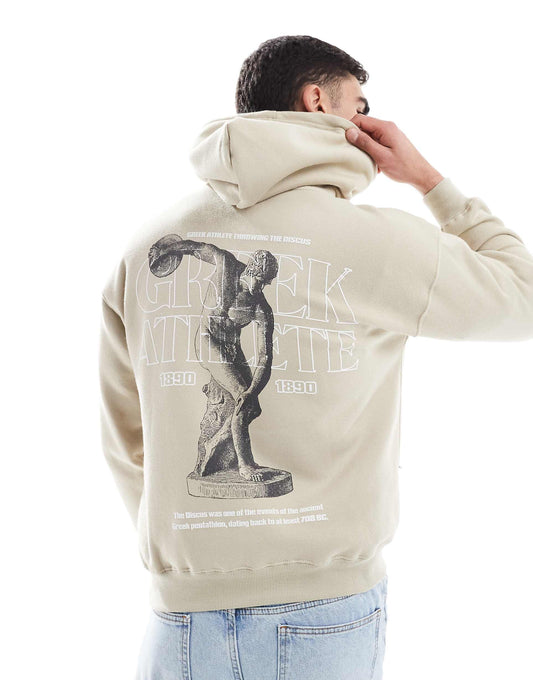 Front Graphic Printed Hoodie