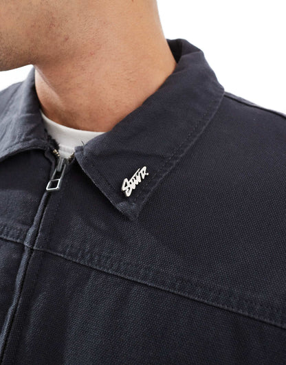 Boxy Fit Zip Through Jacket
