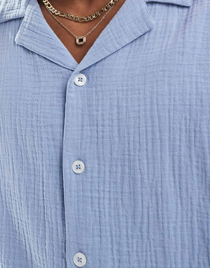 Pocketed Revere Shirt