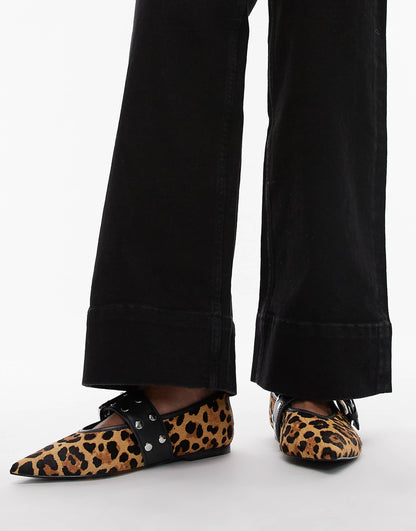 Buckle Strap Ballet Pump Shoes