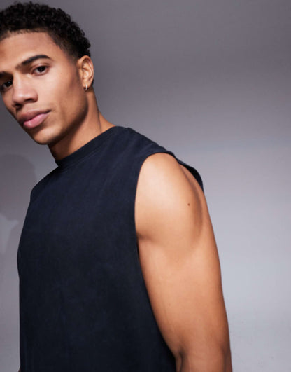 Icon Oversized Cotton Pump Training Tank With Quick Dry Finish