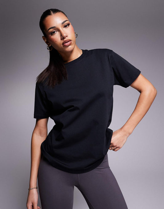 Icon Oversized Cotton T-Shirt With Quick Dry Finish