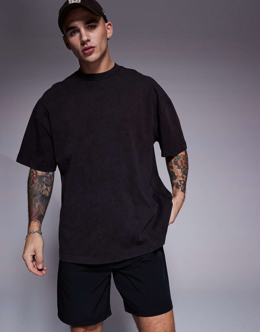Icon Boxy Heavyweight Cotton T-Shirt With Quick Dry Finish
