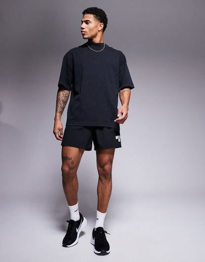 Back Print Boxy Heavyweight Cotton T-Shirt With Quick Dry Finish