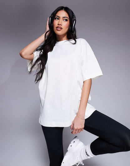 Icon Boxy Heavyweight Cotton T-Shirt With Quick Dry Finish