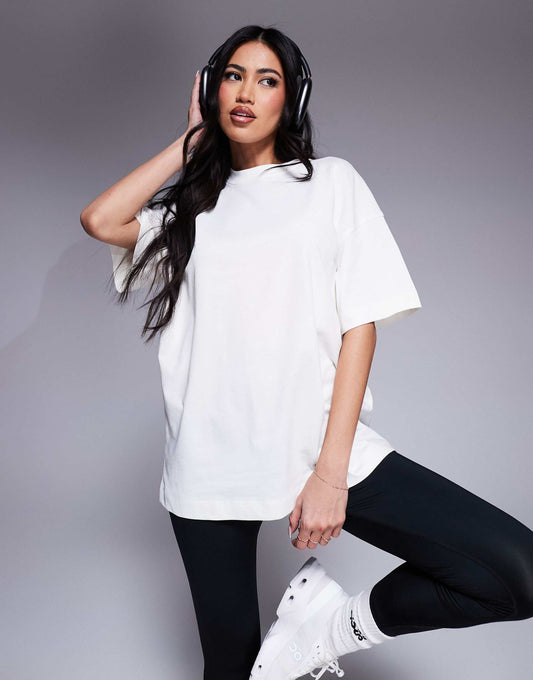 Icon Boxy Heavyweight Cotton T-Shirt With Quick Dry Finish