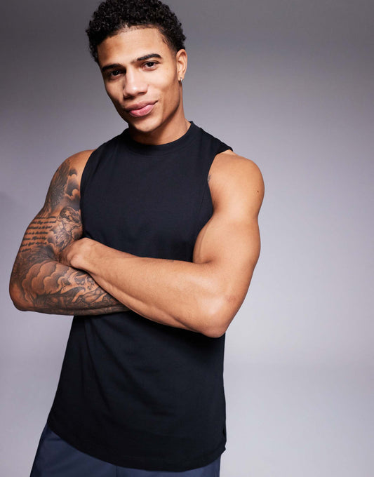 Icon Cotton Training Vest With Quick Dry Finish