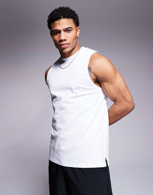 Icon Cotton Training Vest With Quick Dry Finish