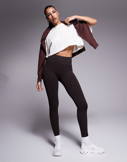Icon Heavyweight Cotton Cropped T-Shirt With Quick Dry Finish