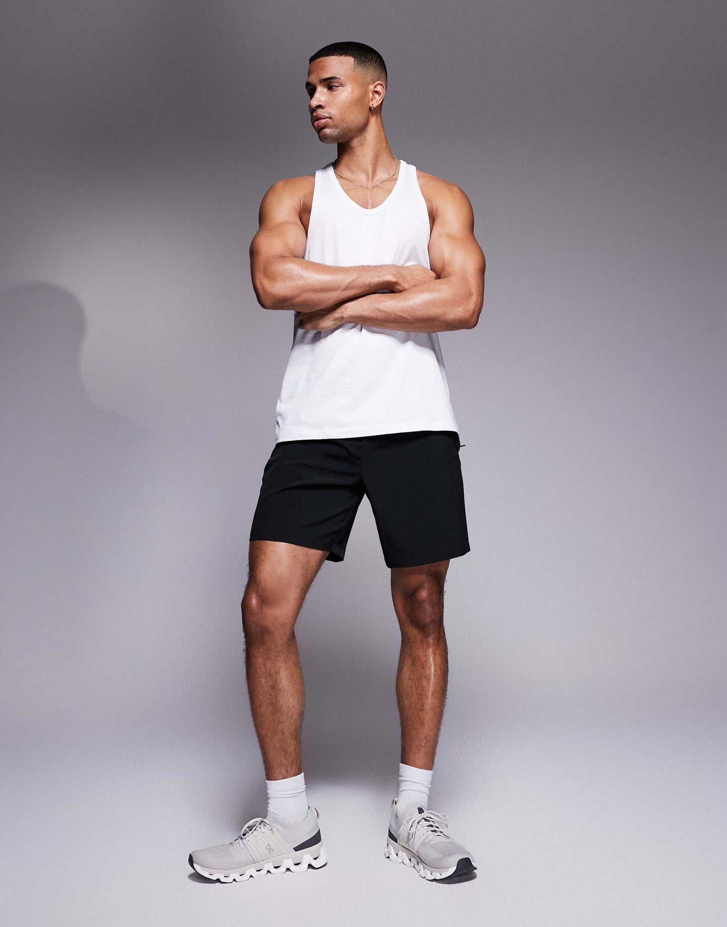 Icon Training Cotton Stringer Vest With Quick Dry Finish