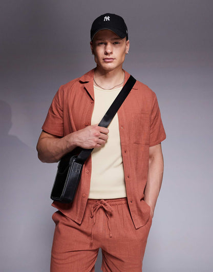 Short Sleeve Beach Shirt Co-Ord