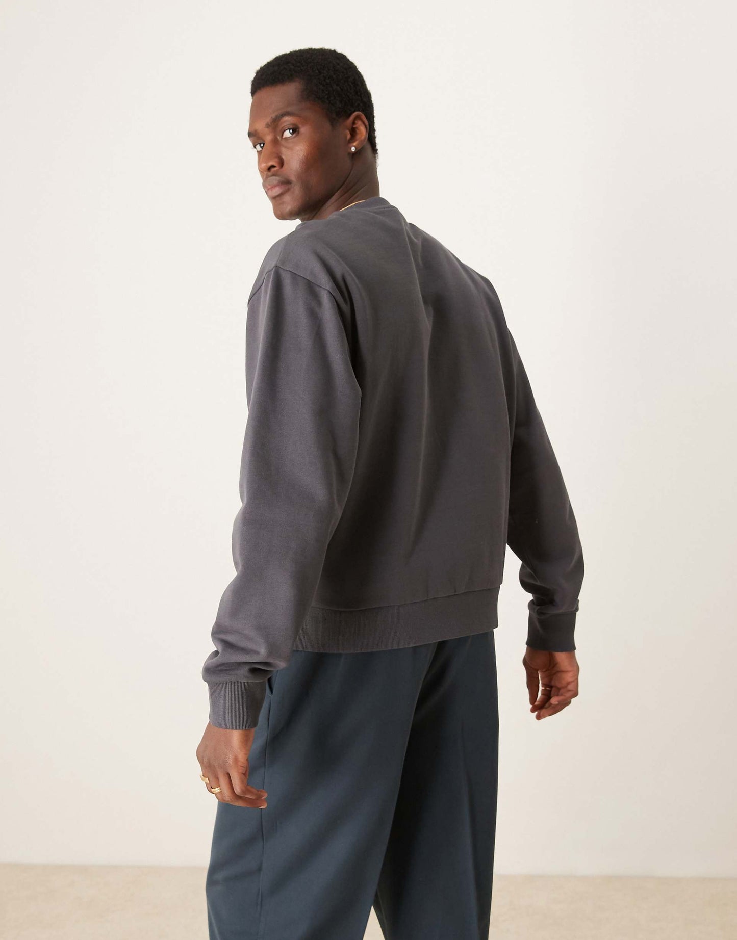 Boxy Oversized Sweatshirt With Montrose Print