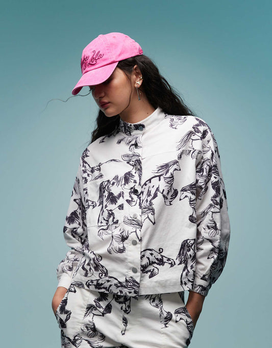 Long Sleeve Overshirt Co-Ord
