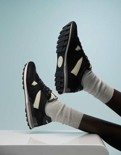 Leather Panel Trainers
