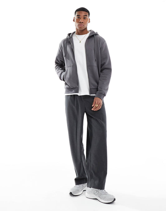Oversize Zip Hoodie