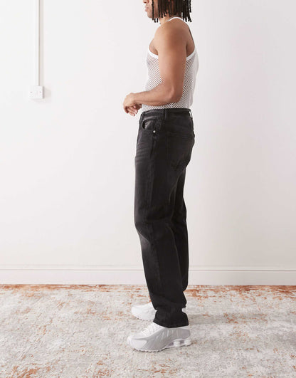 Space Relaxed Fit Straight Leg Jeans