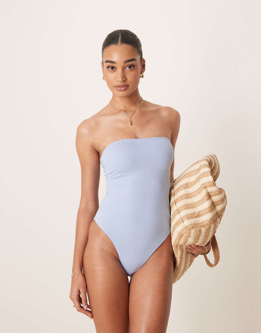 Maya Sleek Bandeau Swimsuit