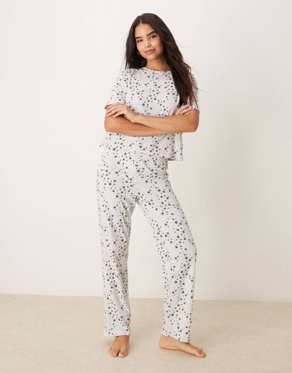 Wide Leg Pyjama Set