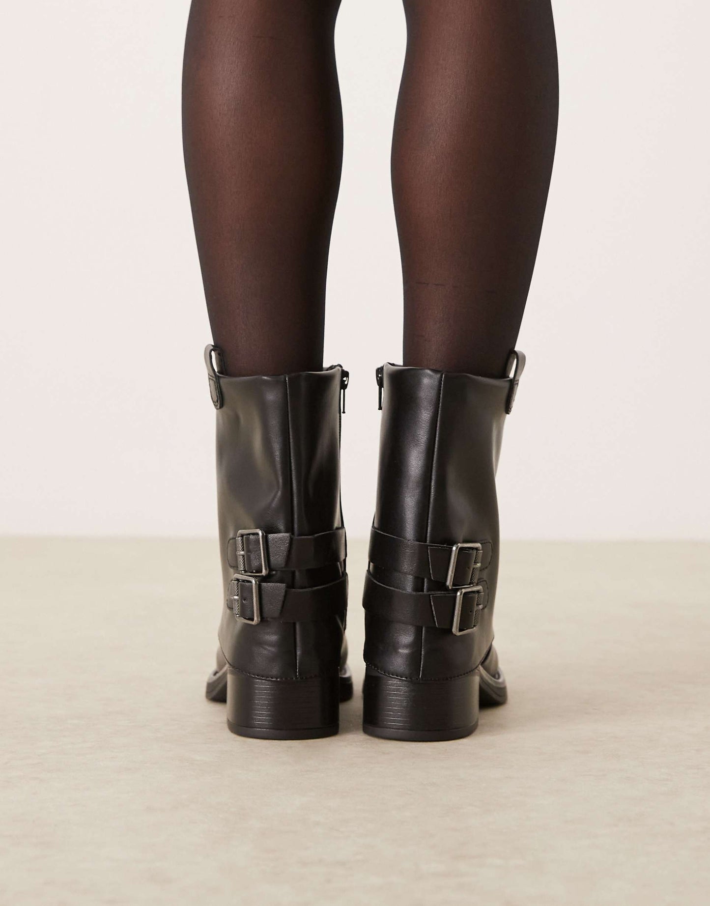 Foldover Ankle Biker Boot