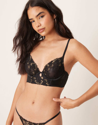 Embellished Lingerie Co-Ord
