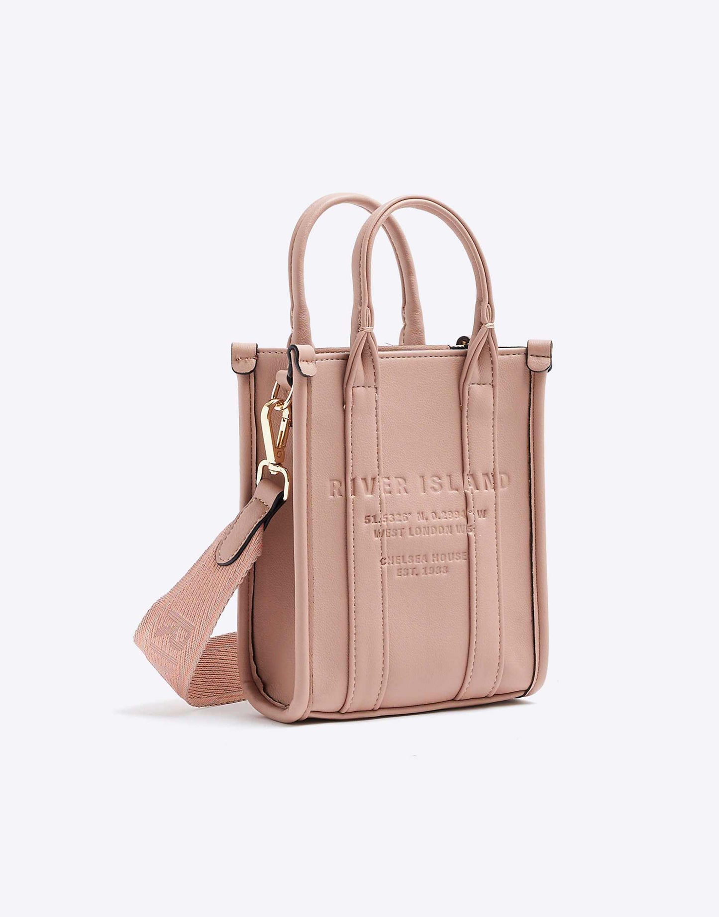 Mini Debossed Cross Body Bag