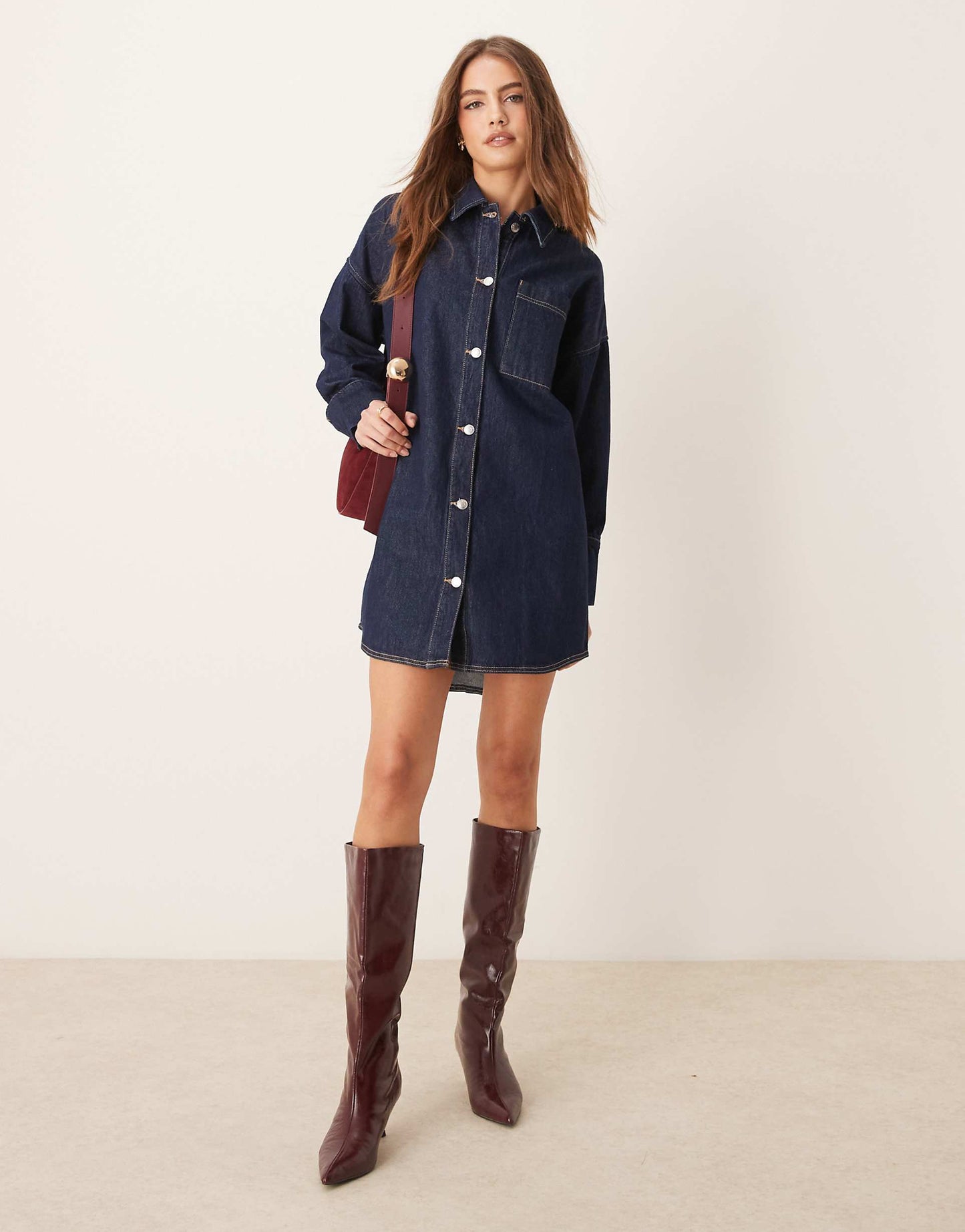 Denim Shirt Dress