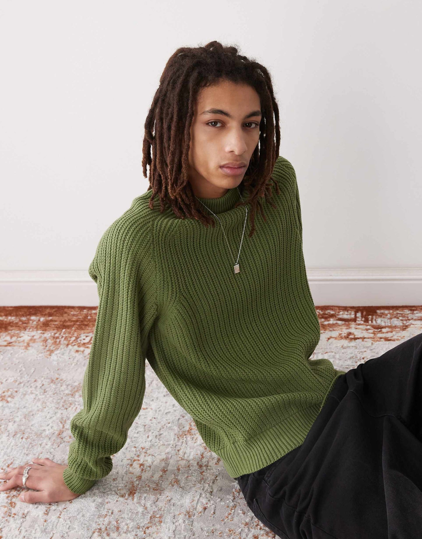 Knitted Crew Neck Jumper