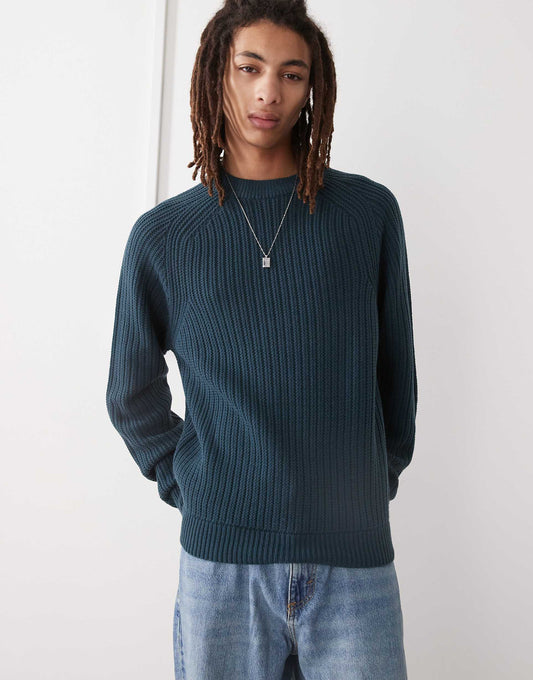 Knitted Crew Neck Jumper