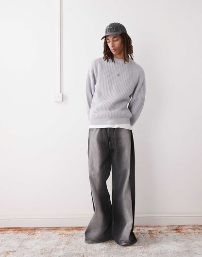 Knitted Crew Neck Jumper