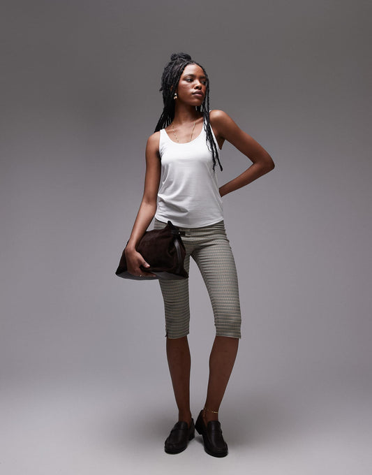 Slouchy Scoop Neck Vest